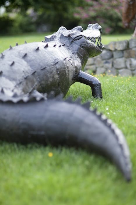 Krokodil Skulptur Maridadi Art 2014b